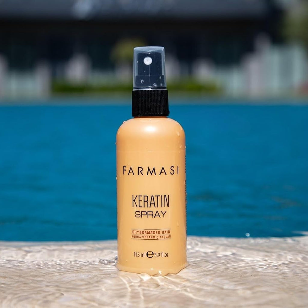 Spray à la kératine pour cheveux