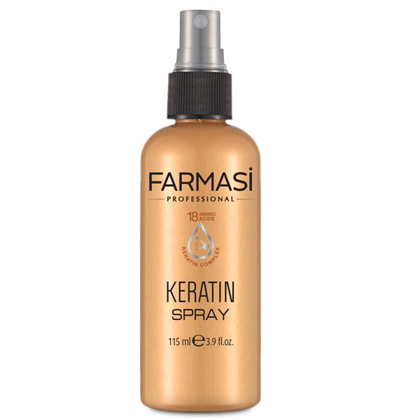 Spray à la kératine pour cheveux